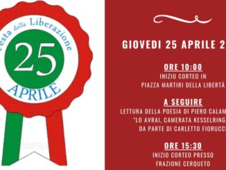 Gualdo Tadino celebra il 79° anno della Festa della Liberazione