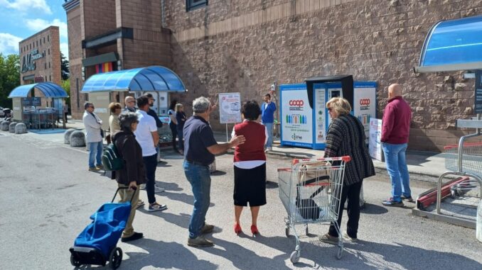 Alla Coop di Gubbio parte la racccolta delle bottiglie in PET
