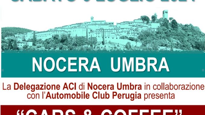 Nocera Umbra accoglie evento Cars&Coffee Automobile Club