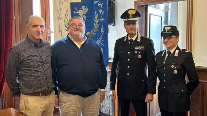 L’amministrazione di Sigillo incontrato Comandante Carabinieri