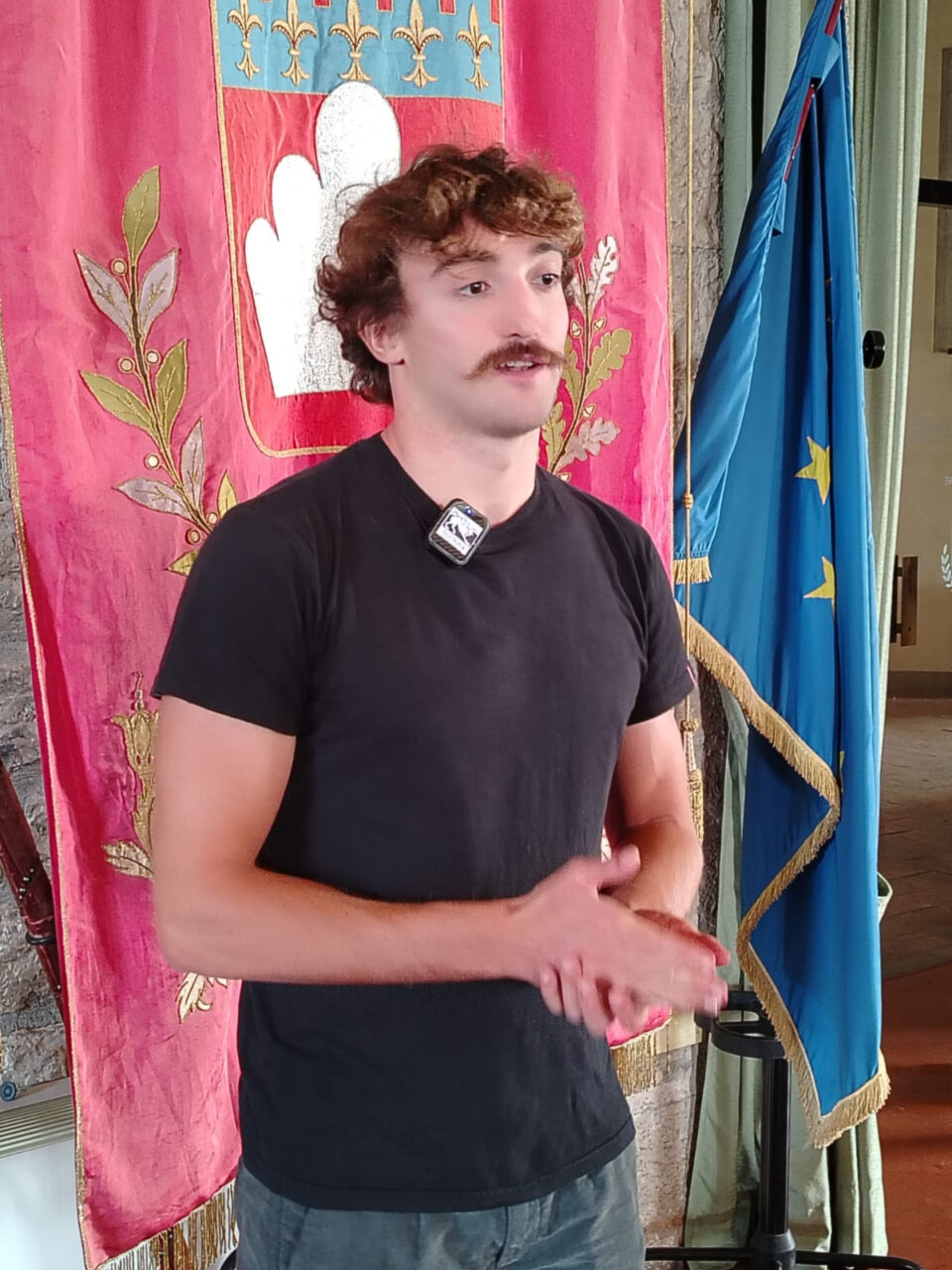 Federico Burdisso, nuotatore sceglie Gubbio per il suo allenamento