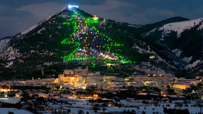 Albero di Natale di Gubbio: conferenza stampa il 23 novembre
