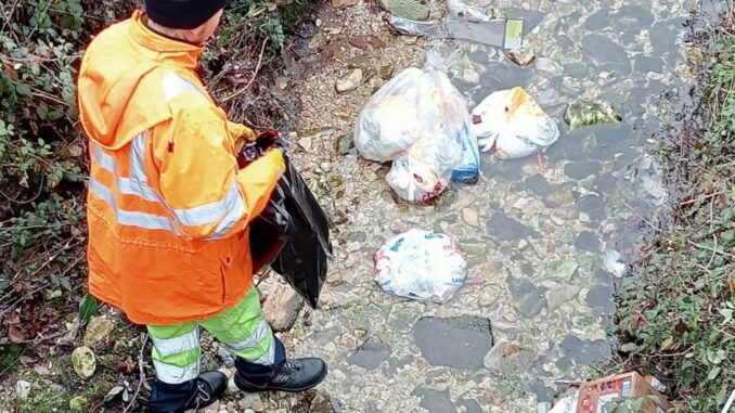 Gualdo Tadino: Prosegue la lotta all'abbandono dei rifiuti