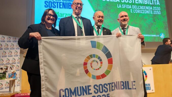 Riconoscimento conferito al sindaco Presciutti a Roma