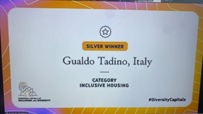 Gualdo Tadino premiata a Bruxelles per il progetto Pink House