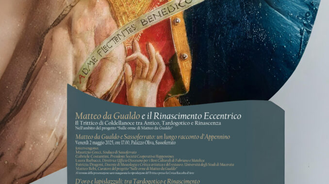 Sassoferrato celebra Matteo da Gualdo e il suo trittico