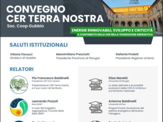 Gubbio, convegno CER Terra Nostra su energie pulite