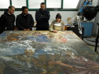 Restaurata la pala di Ciro Ferri, torna visibile a Gubbio