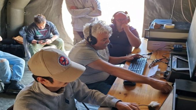 VHF, esperimento radio A.R.I. Perugia sul Monte Serrasanta