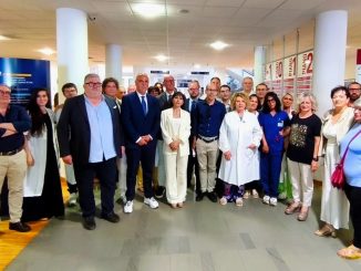 Lavori e potenziamenti all’Ospedale di Branca, visita Proietti