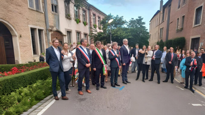 Gubbio e Thann unite nella Crémation des Trois Sapins