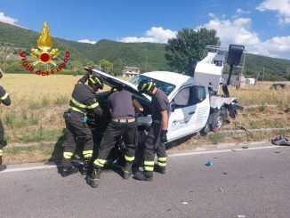Incidente a Gualdo Tadino, traffico rallentato sulla Flaminia