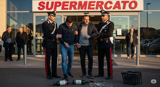 Ladri di alcolici bloccati in flagrante dai Carabinieri
