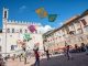 Sbandieratori di Gubbio incantano al Festival del Medioevo 2025