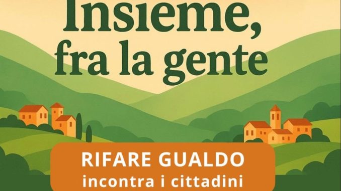 Rifare Gualdo torna in quartieri con dialogo e nuove idee Rifare Gualdo torna in quartieri con dialogo e nuove idee