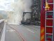 Autotreno in fiamme sulla SS76 a Casacastalda, strada interrotta [VIDEO]