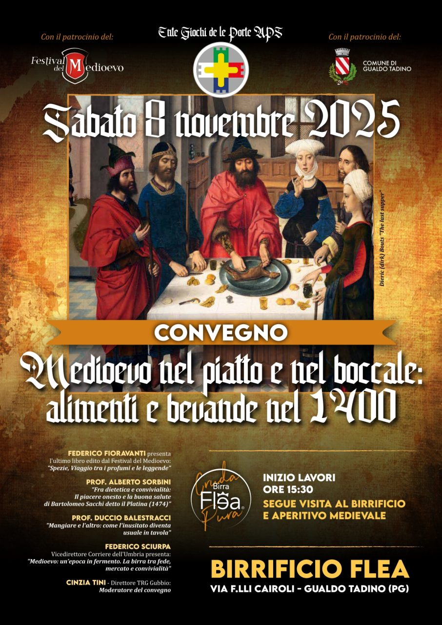 Medioevo nel piatto e nel boccale, sapori, storia a Gualdo Tadino
