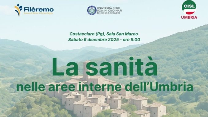 Sanità e borghi umbri, confronto a Costacciaro