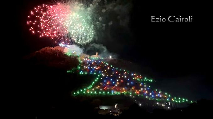 Gubbio è sul Monte Ingino, l’Albero di Natale più grande del mondo