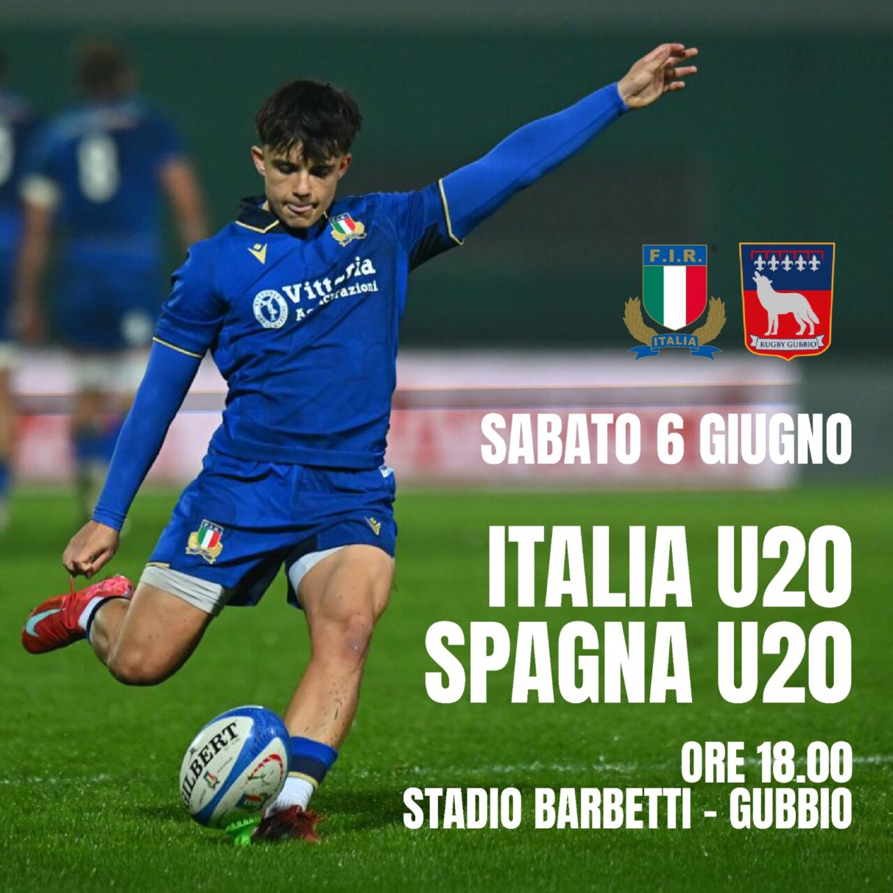 Rugby azzurro a Gubbio: sfida Italia-Spagna verso il Mondiale