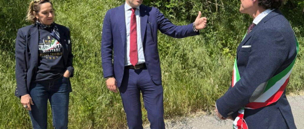 Prisco a Costacciaro per sicurezza viaria e lotta al dissesto