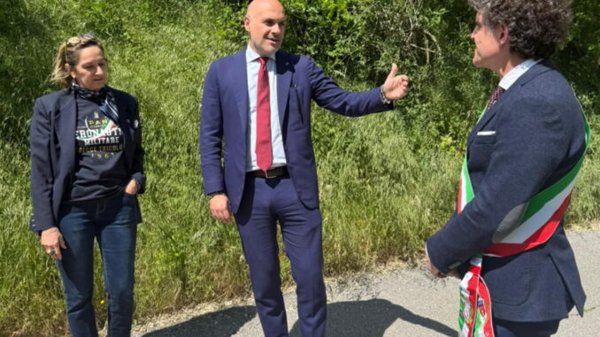 Prisco a Costacciaro per sicurezza viaria e lotta al dissesto