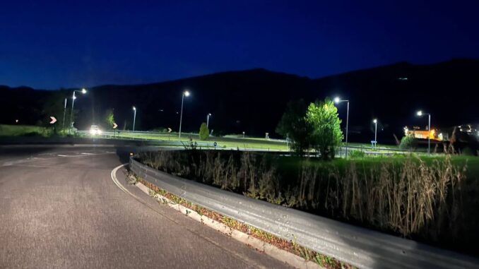 Gualdo Tadino illumina le rotatorie con lampade a led