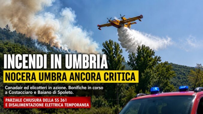 Canadair ed elicotteri in azione, bonifiche negli altri fronti