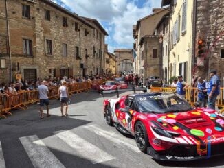 Supersalita Simone Faggioli domina le prove di Gubbio